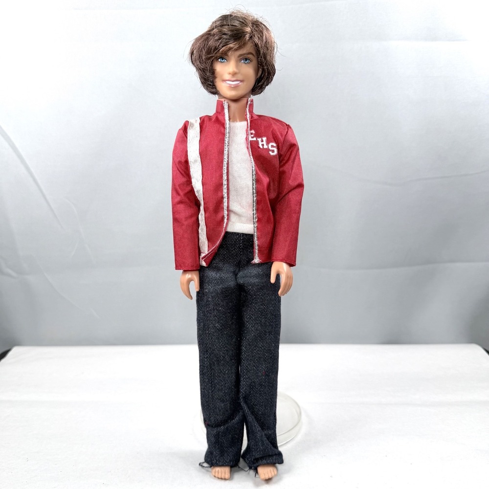 2007 Disney High School Musical Troy Bolton Doll / Zac Efron / Dressed